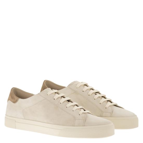 26SS 브루넬로 쿠치넬리 스니커즈 MZUCHHP330 CREAM - BRUNELLO CUCINELLI