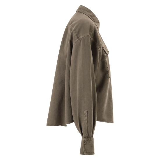 26SS 브루넬로 쿠치넬리 셔츠 ML996NC206 BROWN - BRUNELLO CUCINELLI