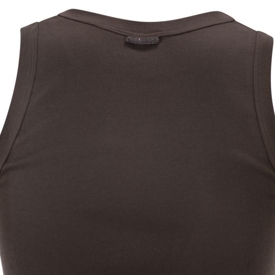 26SS 브루넬로 쿠치넬리 폴로 티셔츠 M0TC8FX230 DARK BROWN - BRUNELLO CUCINELLI