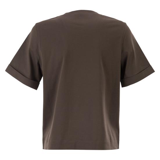 26SS 브루넬로 쿠치넬리 폴로 티셔츠 M0T81BZ100 DARK BROWN - BRUNELLO CUCINELLI