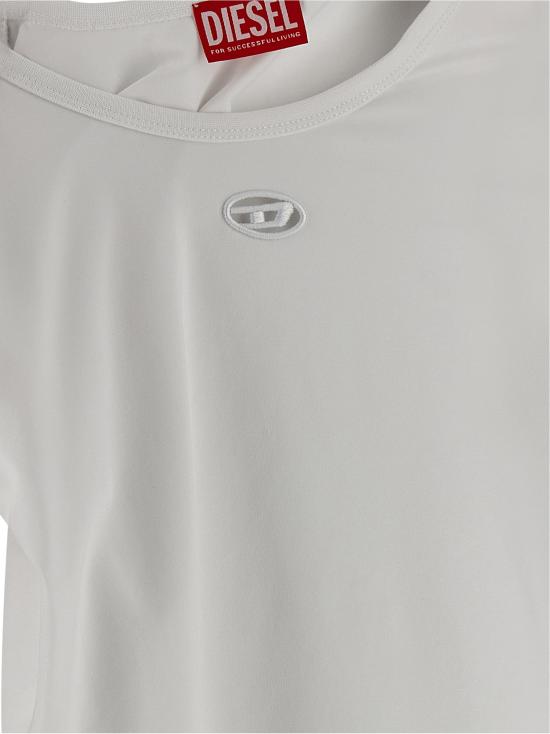 26SS 디젤 반팔 티셔츠 A199120AFAA100 White - DIESEL