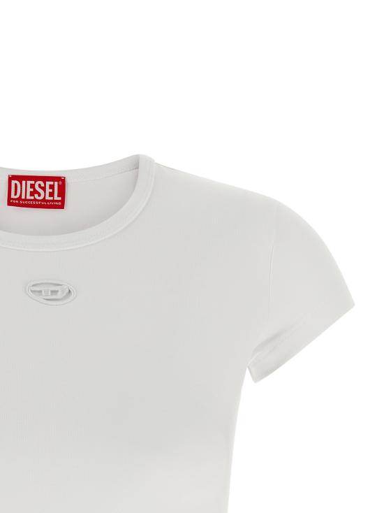 26SS 디젤 반팔 티셔츠 A199120AFAA100 White - DIESEL