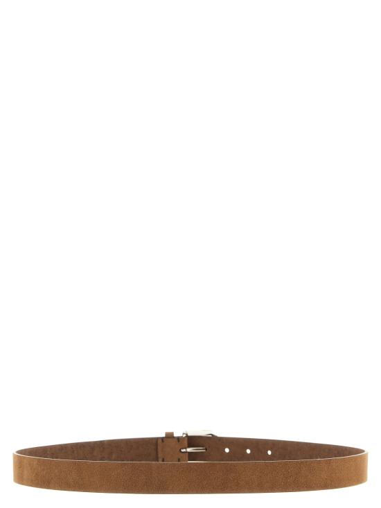 26SS 브루넬로 쿠치넬리 가죽 벨트 MAUGP317C8831 Brown - BRUNELLO CUCINELLI