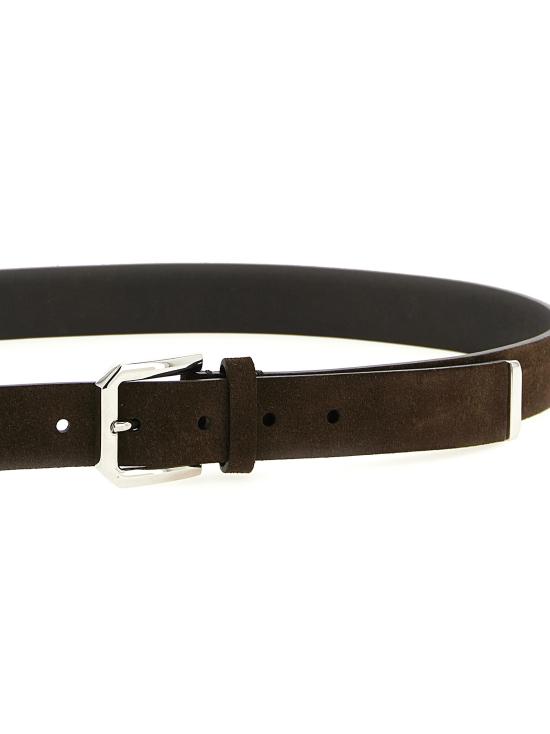26SS 브루넬로 쿠치넬리 가죽 벨트 MAUGP317C7284 Brown - BRUNELLO CUCINELLI