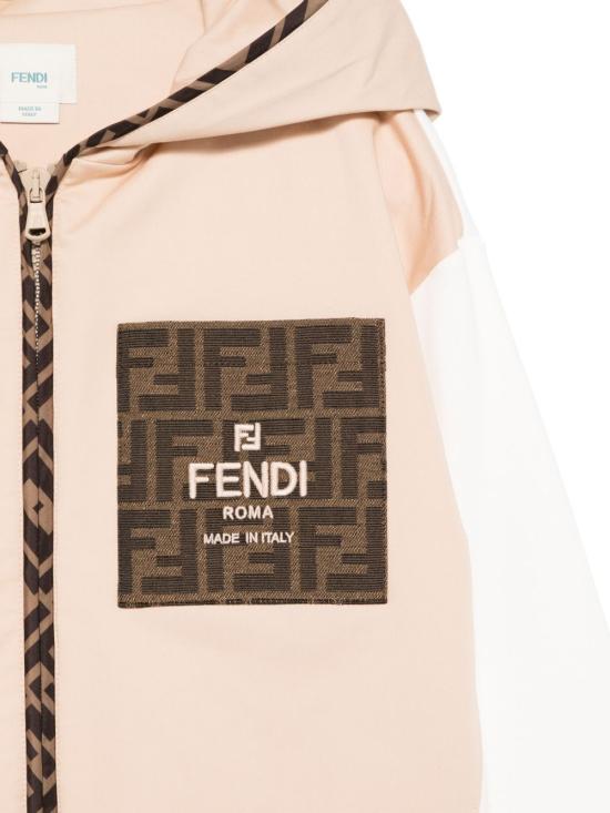 25FW [키즈] 펜디 트레이닝 상의 JMH182 ADEHF1P2P Beige - FENDI