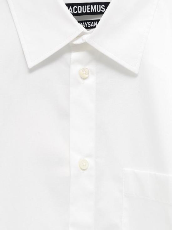 26SS 자크뮈스 긴팔 셔츠 SHM00064BW00291 100 White - JACQUEMUS