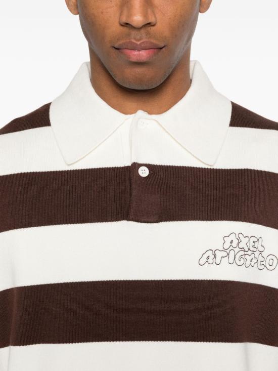 26SS 악셀 아리가토 폴로 티셔츠 A3947003 WDB Brown - AXEL ARIGATO