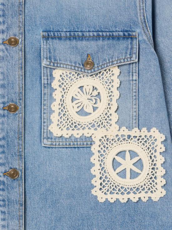 26SS 알라누이 셔츠 LWYD004R26DEN002 4404 Clear Blue - ALANUI