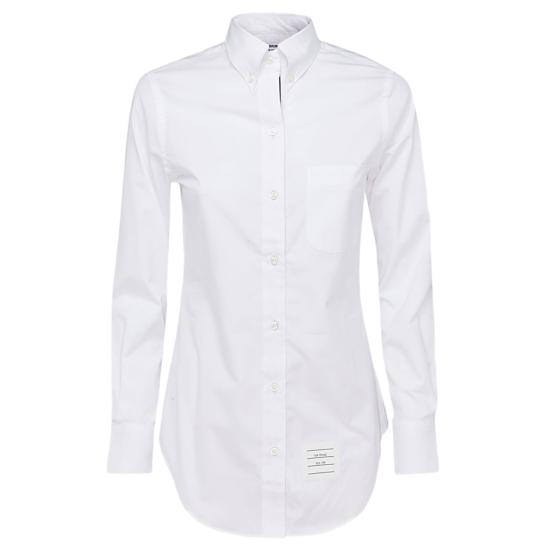 26SS 톰브라운 클래식 코튼 포플린 RWB 트리밍 셔츠 FLL005E03113100 White