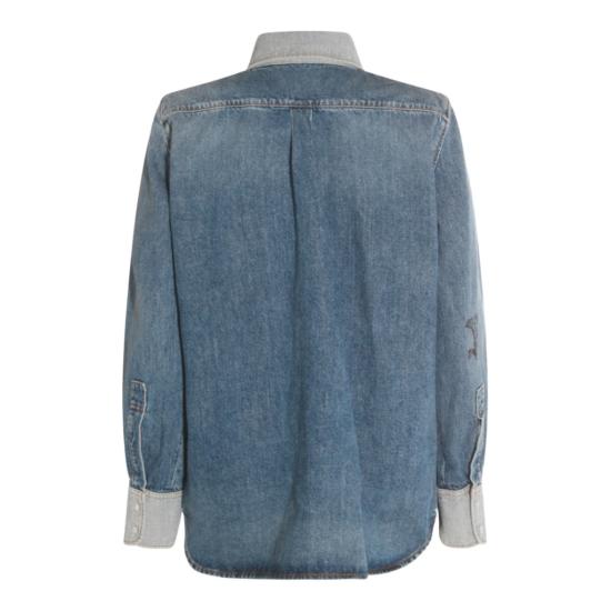 25FW 마르니 데님 셔츠 CAJD0656X1USCY2300B52 Grey - MARNI