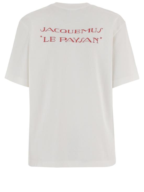 26SS 자크뮈스 반팔 티셔츠 TSM00628AJ002261OE White - JACQUEMUS