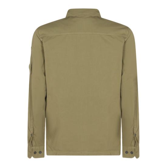 26SS 씨피 컴퍼니 오가닉 개버딘 지퍼 렌즈 오버셔츠 20CMOS705A110143G644 Neutrals - C.P. COMPANY