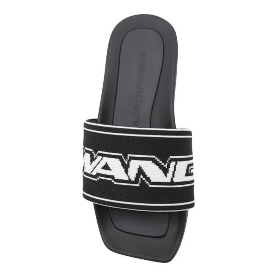 25FW 알렉산더 왕 플랫 슈즈 30325S002001 Black - ALEXANDER WANG