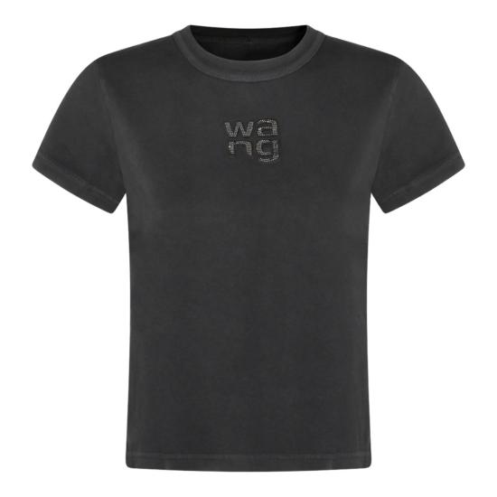 26SS 알렉산더 왕 반팔 티셔츠 4CC1261221011 Black