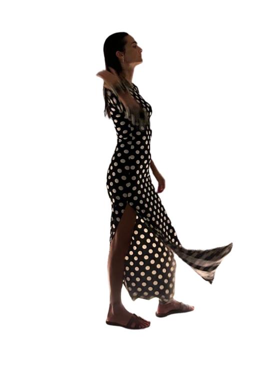 25SS Hawa Made From Love 롱 원피스 아야나 드레스 (큼직한 도트 무늬) - HAWA MADE FROM LOVE