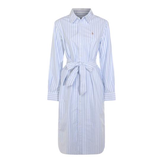 26SS 폴로 랄프로렌 미디 원피스 211959901001 Blue