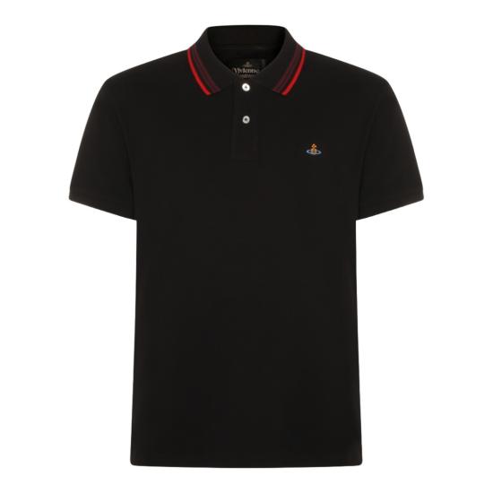 26SS 비비안웨스트우드 폴로 티셔츠 2H01000UJ00AUN401 Black