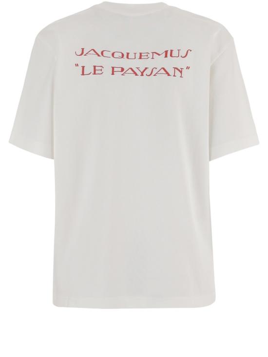 26SS 자크뮈스 반팔 티셔츠 TSW00585AJ002261OE White - JACQUEMUS