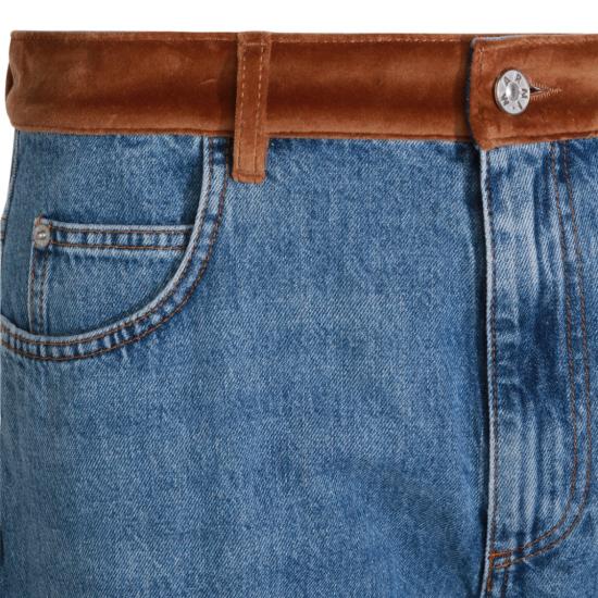 25FW 마르니 데님 팬츠 PUJU0320QSUSCY4400B96 Blue - MARNI