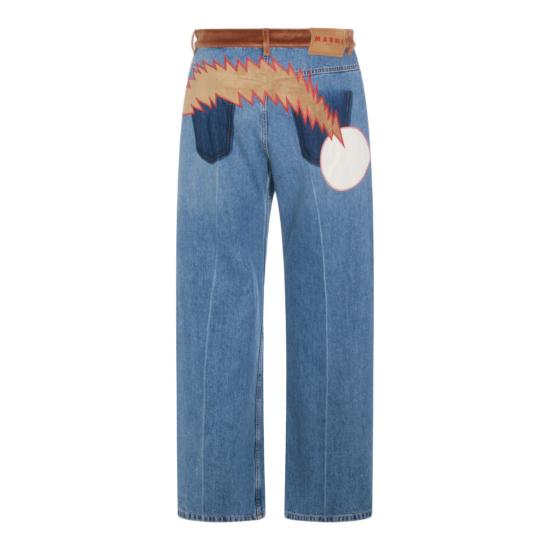 25FW 마르니 데님 팬츠 PUJU0320QSUSCY4400B96 Blue - MARNI