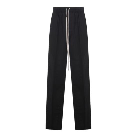 26SS 릭 오웬스 스트레이트 팬츠 RP01F6325WG09 Black