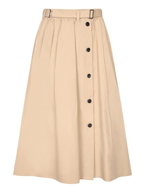 26SS 프라다 미디 스커트 P127IH 17ID F0065 Beige