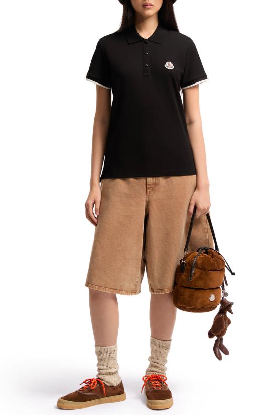 26SS 몽클레어 폴로 티셔츠 L10938A0000484720 999 Black - MONCLER
