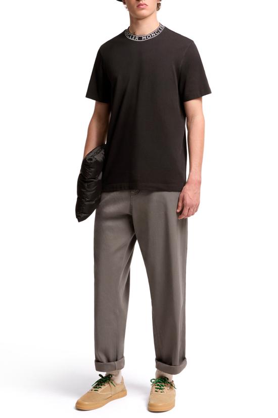 26SS 몽클레어 반팔 티셔츠 L10918C000318390T 999 Black - MONCLER