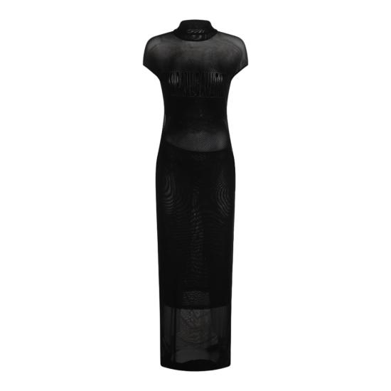 25FW 장 폴 고티에 롱 원피스 DR046M00100 Black