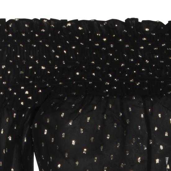 26SS 셀프 포트레이트 긴팔 티셔츠 RS26156TBBBLACK Black - SELF PORTRAIT