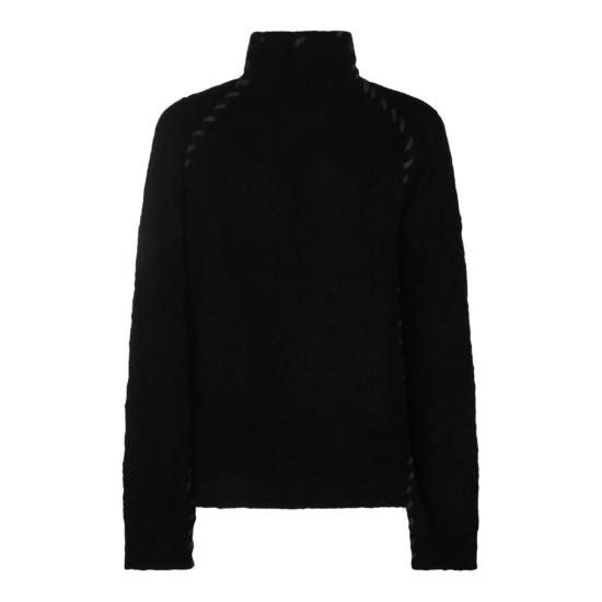 25FW 톰크롬 터틀넥 WKJ17411 Black