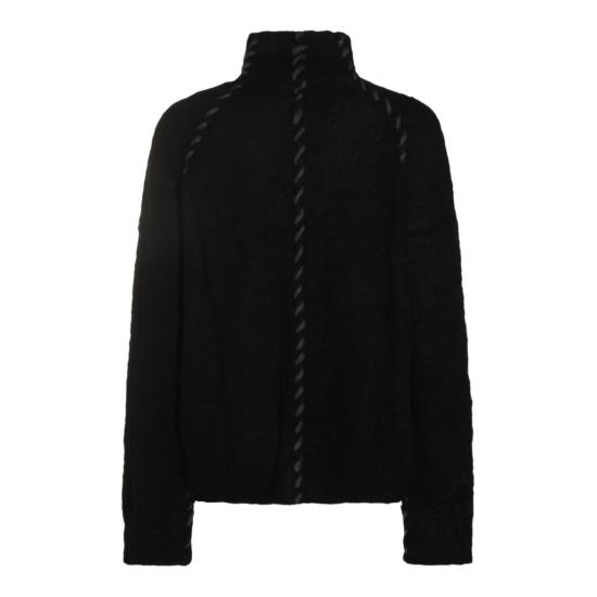 25FW 톰크롬 터틀넥 WKJ17411 Black - THOM KROM