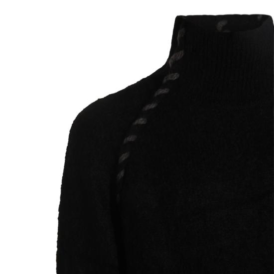 25FW 톰크롬 터틀넥 WKJ17411 Black - THOM KROM