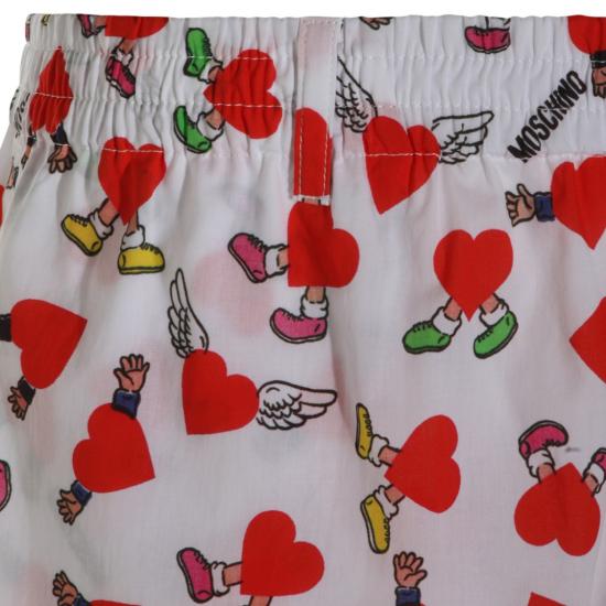 26SS 모스키노 숏팬츠 261ZZ033102591001 White - MOSCHINO