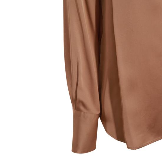 25FW 글랜셔츠 블라우스 52S350L4599110 Brown - GLANSHIRT