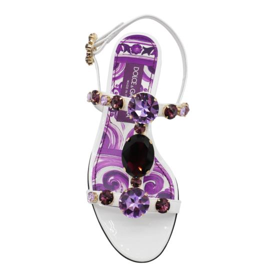 25FW 돌체앤가바나 샌들 CQ0601AT848I03TN White - DOLCE & GABBANA