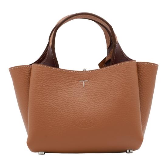 26SS 토즈 마이크로 토트백 XBWAPAFL000QRI9P13 Brown - TODS