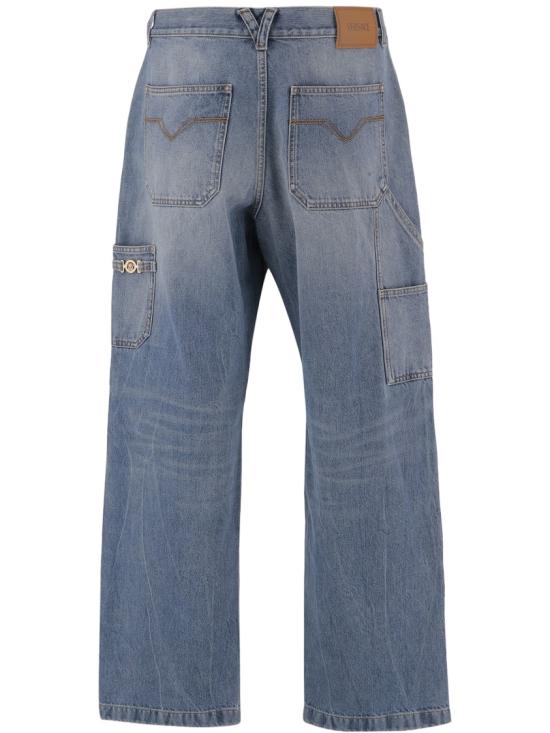26SS 베르사체 데님 팬츠 10178601A163861D190 Grey - VERSACE