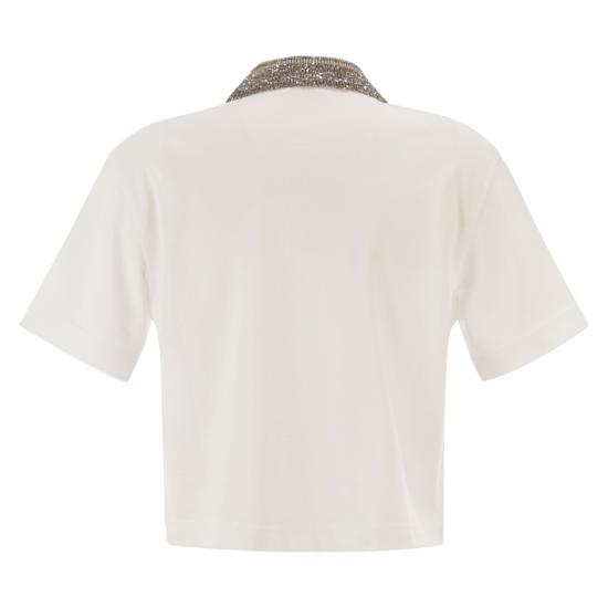 26SS 브루넬로 쿠치넬리 폴로 티셔츠 M0T63EJ105 WHITE - BRUNELLO CUCINELLI