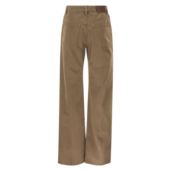 26SS 브루넬로 쿠치넬리 컨템포러리 루즈 데님 팬츠 M0H81P5568 BROWN - BRUNELLO CUCINELLI