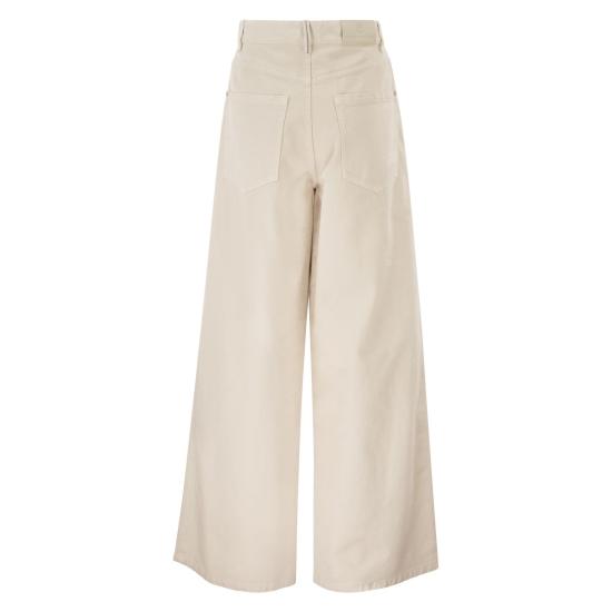 26SS 브루넬로 쿠치넬리 스트레이트 팬츠 M0H81P4075 CHALK - BRUNELLO CUCINELLI