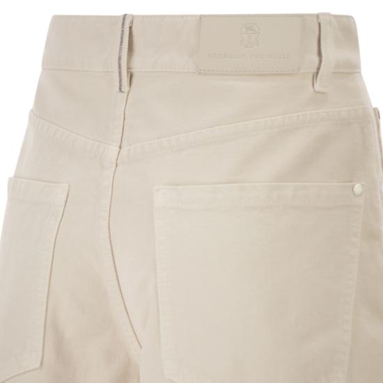 26SS 브루넬로 쿠치넬리 스트레이트 팬츠 M0H81P4075 CHALK - BRUNELLO CUCINELLI