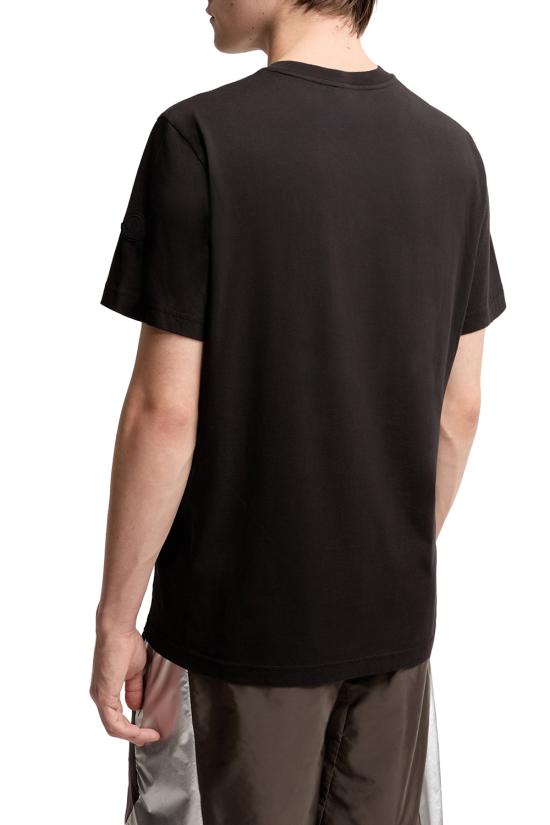 26SS 몽클레어 반팔 티셔츠 L10918C0002289AYW 999 Black - MONCLER