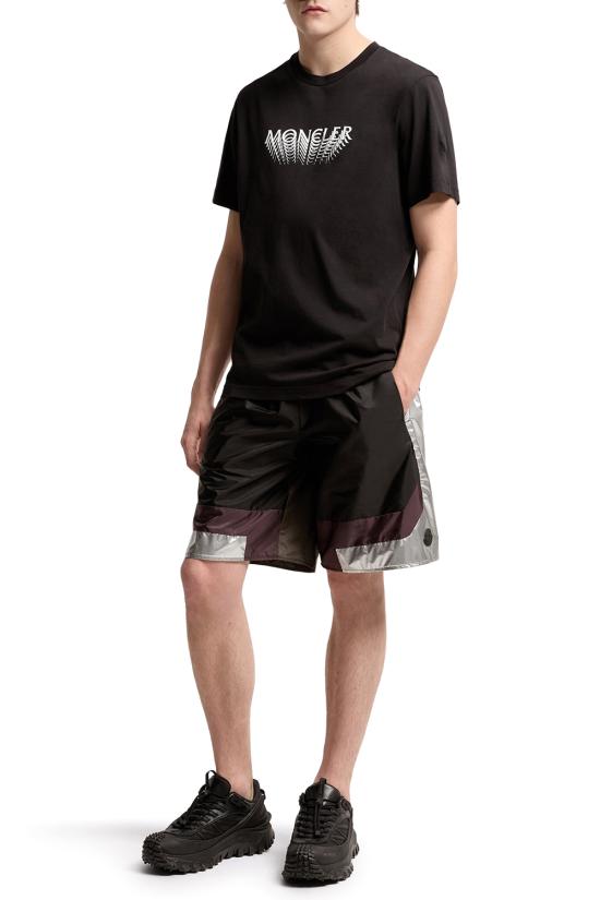 26SS 몽클레어 반팔 티셔츠 L10918C0002289AYW 999 Black - MONCLER