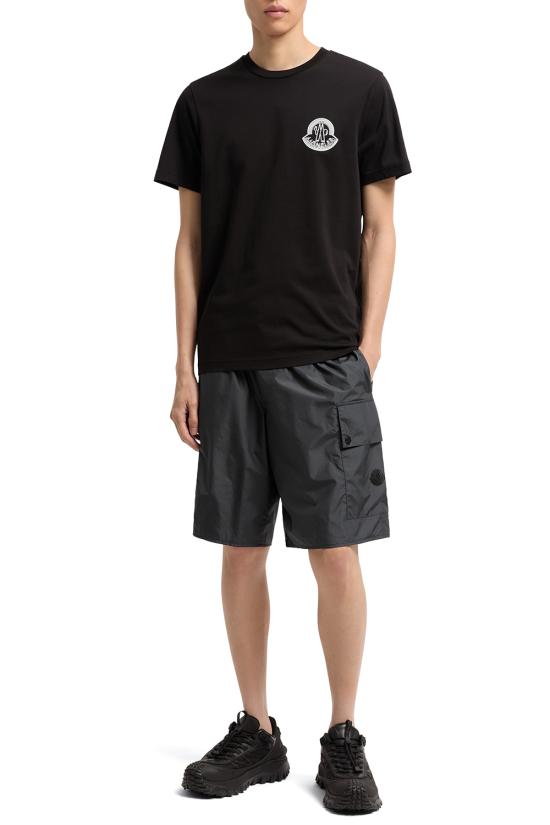 26SS 몽클레어 반팔 티셔츠 L10918C0002089AYW 999 Black - MONCLER