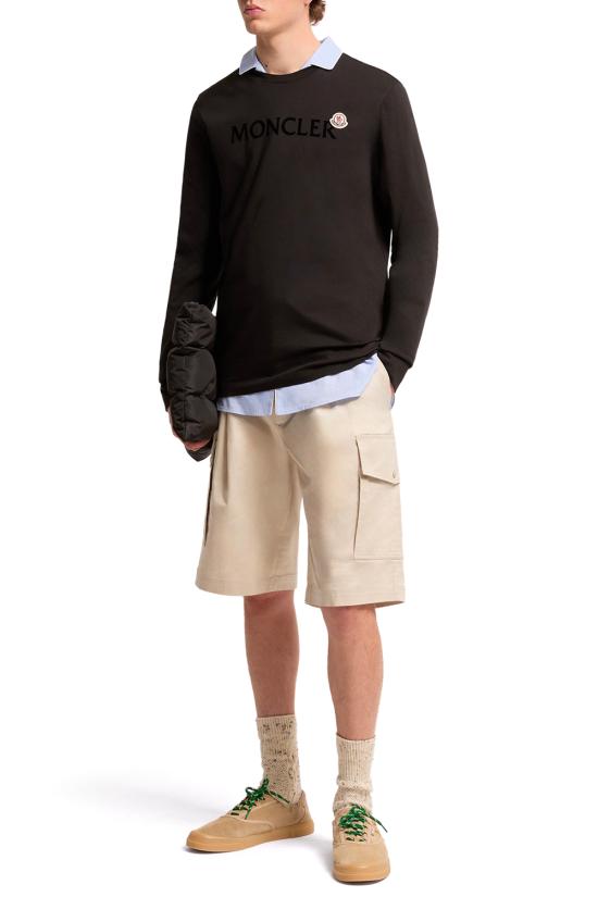 26SS 몽클레어 반팔 티셔츠 L10918D0000989AYY 999 Black - MONCLER