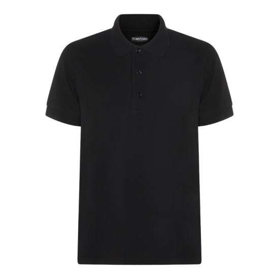 26SS 톰포드 폴로 티셔츠 JPS011JMT013NAA Black