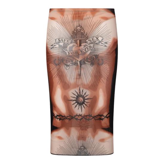 26SS 장 폴 고티에 미디 스커트 SK044M026P636000 Pink