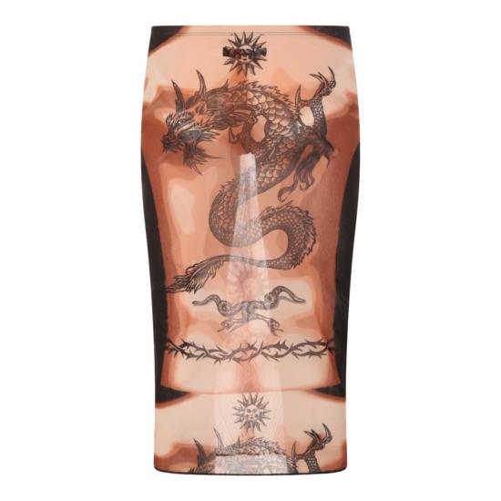 26SS 장 폴 고티에 미디 스커트 SK044M026P636000 Pink - JEAN PAUL GAULTIER