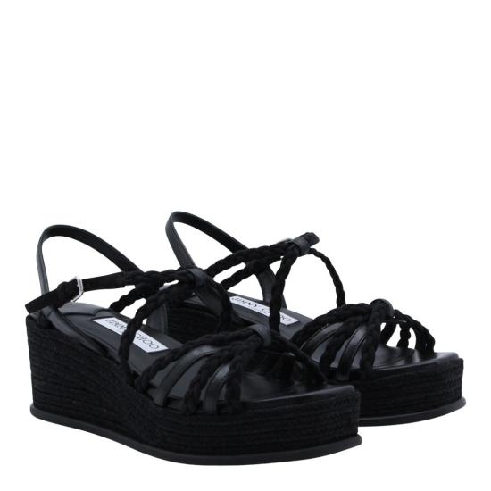 26SS 지미추 샌들 NYRA60ZKN000074 Black - JIMMY CHOO
